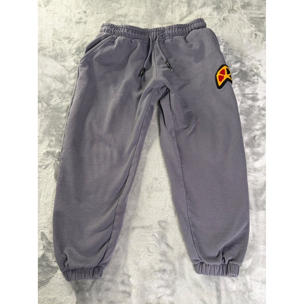 Rawgear Fleece Jogger Sweatpants Mens L Gray Tapered Leg NWT Drawstring Pockets